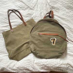Madewell Canvas Luggage set